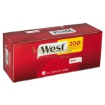 Cutie cu 200 de tuburi pentru injectat tutun West Red 200
